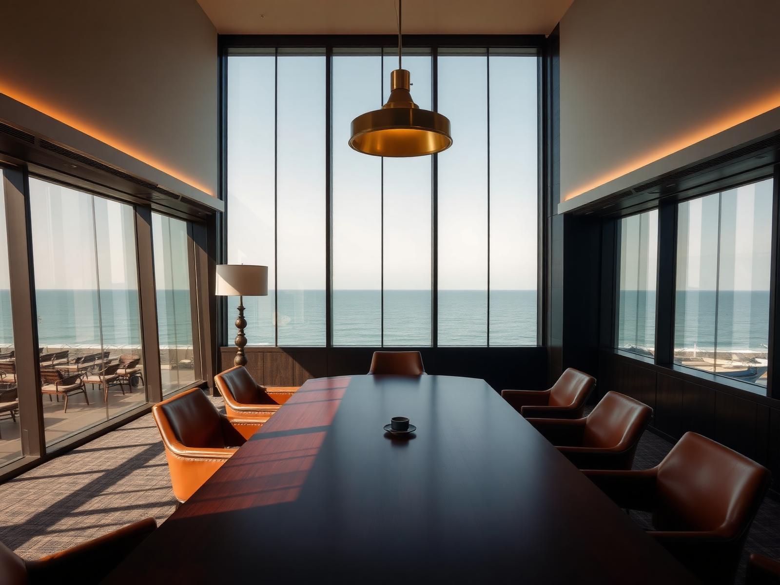 Salle de réunion vue océan à Dakar